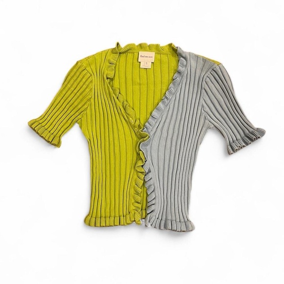 Colorful Ribbed Knit Top - Picture 5 of 7